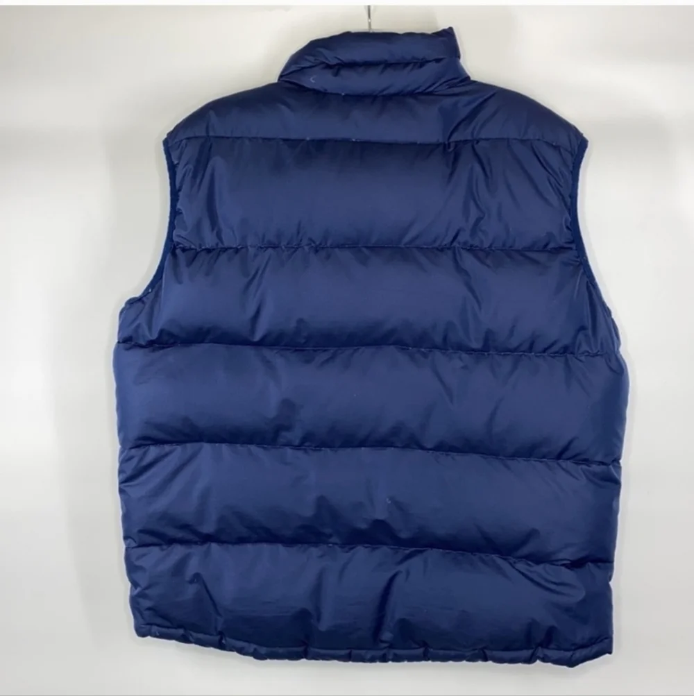 Abercrombie & Fitch Men's Down Puffer Vest Blue Size M